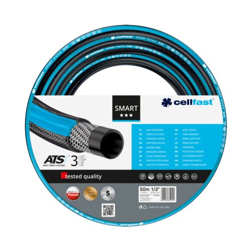 CELLFAST Locsolótömlő 4 rétegű SMART PRO 1/2" 50 m