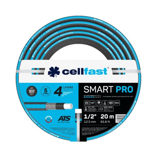 CELLFAST Locsolótömlő 4 rétegű SMART PRO ATS 1/2" 20 m