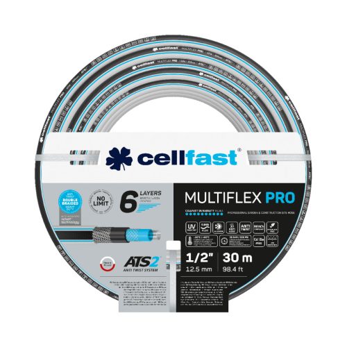 CELLFAST Locsolótömlő 6 rétegű MULTIFLEX ATSV 1/2" 30 m