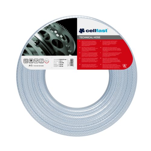 CELLFAST  Erősített technikai tömlő 8,0 x 2,0 mm 25 m