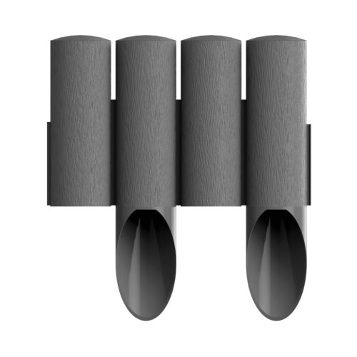CELLFAST Ágyásszegély fautánzatú grafit 4 tagos 2,3 m STANDARD