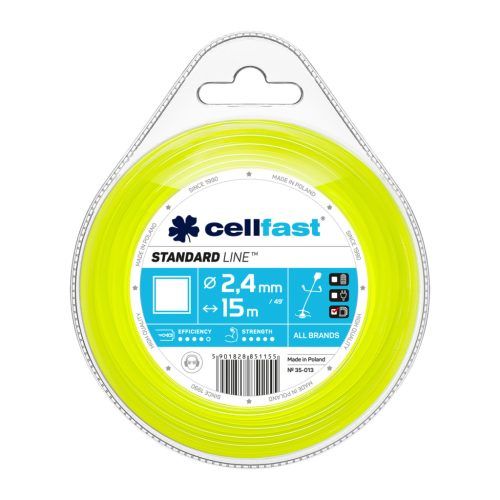 CELLFAST Damil szögletes STANDARD 2,4 mm x 15 m