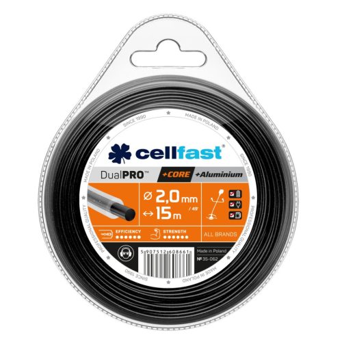 CELLFAST Damil kör DUAL PRO 2,0 mm 15 m 